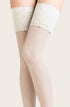 Gabriella Calze Exclusive 201 Hold Ups White, UK lingerie at My Devilish Desires