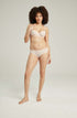 The Sheer Deco Hipster Brief Blush Pink, UK lingerie at My Devilish Desires