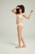 The Sheer Deco Hipster Brief Blush Pink, UK lingerie at My Devilish Desires