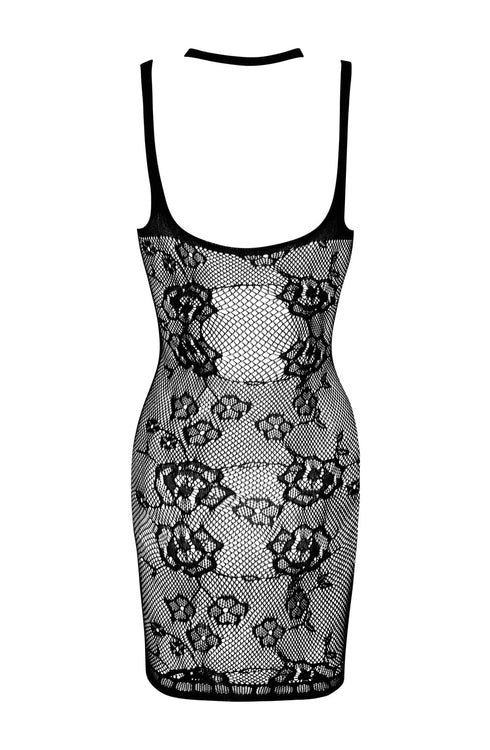 Beauty Night Anya black fishnet dress, clubwear at My Devilish Desires