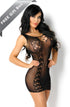 Beauty Night Paola black fishnet dress, clubwear at My Devilish Desires