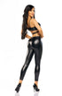 Beauty Night Bethany wet look set back view, clubwear at My Devilish Desires