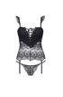 Beauty Night Alena corset detail, UK lingerie at My Devilish Desires