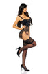 Beauty Night Alena corset side view, UK lingerie at My Devilish Desires