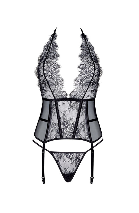 Beauty Night Estera corset, feminine UK lingerie at My Devilish Desires