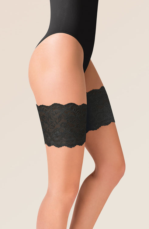 Gabriella Lace Thigh Band 509 Black, UK lingerie at My Devilish Desires