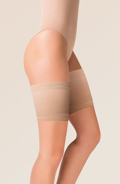 Gabriella Satin Thigh Band 510 Beige, UK lingerie at My Devilish Desires