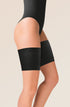 Gabriella Satin Thigh Band 510 Black, UK lingerie at My Devilish Desires