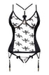 Beauty Night Gianna corset side view, UK lingerie at My Devilish Desires