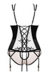 Beauty Night Gianna corset, sultry UK lingerie at My Devilish Desires