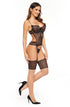 Beauty Night Goldie corset, glamorous UK lingerie at My Devilish Desires