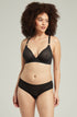 The Sheer Deco Hipster Brief Black, UK lingerie at My Devilish Desires