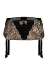 Roza Zoje Suspender Belt Black, UK lingerie at My Devilish Desires