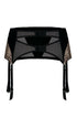 Roza Zoje Suspender Belt Black, UK lingerie at My Devilish Desires