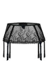 Roza Anuk Suspender Belt Black, UK lingerie at My Devilish Desires