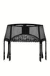 Roza Anuk Suspender Belt Black, UK lingerie at My Devilish Desires