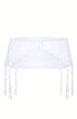 Roza Anuk Suspender Belt White, UK lingerie at My Devilish Desires