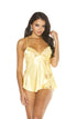 Shirley of Hollywood 20016 Buttercup Yellow Babydoll, UK lingerie at My Devilish Desires