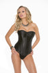 Shirley of Hollywood 31044 black corset, pin up UK lingerie at My Devilish Desires
