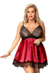 YesX YX832Q Babydoll and Blindfold, UK lingerie at My Devilish Desires