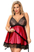 YesX YX832Q Babydoll and Blindfold, UK lingerie at My Devilish Desires