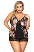YesX YX835Q Floral Babydoll, UK lingerie at My Devilish Desires