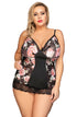 YesX YX835Q Floral Babydoll, UK lingerie at My Devilish Desires