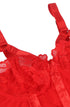 YesX YX858Q Red Bodysuit, UK lingerie at My Devilish Desires