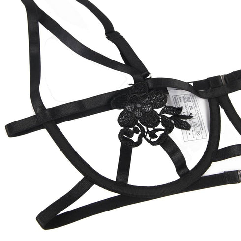 YesX YX867Q 3 Piece Bra Set Up To 4XL, UK lingerie at My Devilish Desires