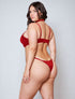 YesX YX872Q Hollow Cut Halter Bra Set Up To 2XL, UK lingerie at My Devilish Desires
