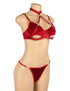 YesX YX872Q Hollow Cut Halter Bra Set Up To 2XL, UK lingerie at My Devilish Desires