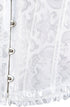 YesX YX887 white brocade corset, romantic UK lingerie at My Devilish Desires