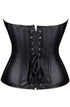 YesX YX888 Stunning Black Corset Up to 4XL, UK lingerie at My Devilish Desires