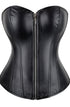 YesX YX888 Stunning Black Corset Up to 4XL, UK lingerie at My Devilish Desires