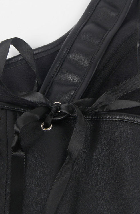 YesX YX889 Sexy Corset Black Up to 6XL, UK lingerie at My Devilish Desires