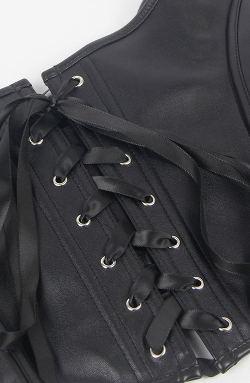 YesX YX889 Sexy Corset Black Up to 6XL, UK lingerie at My Devilish Desires