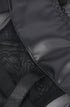 YesX YX890 Black Faux Leather Look and Mesh, wet look clubwear at My Devilish Desires