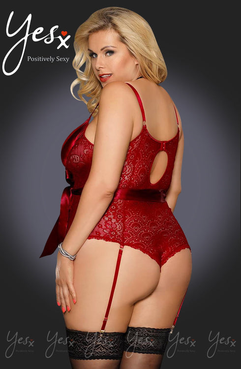YesX YX951Q Red Body, UK lingerie at My Devilish Desires