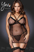 YesX YX954Q Black Chemise, UK lingerie at My Devilish Desires
