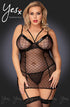 YesX YX954Q Black Chemise, UK lingerie at My Devilish Desires