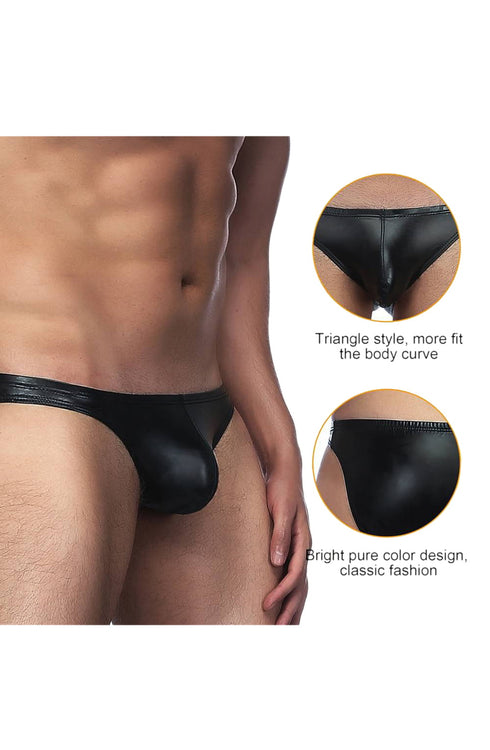 YesX YX969 Men's Brief Black, UK lingerie at My Devilish Desires