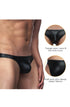 YesX YX969 Men's Brief Black, UK lingerie at My Devilish Desires