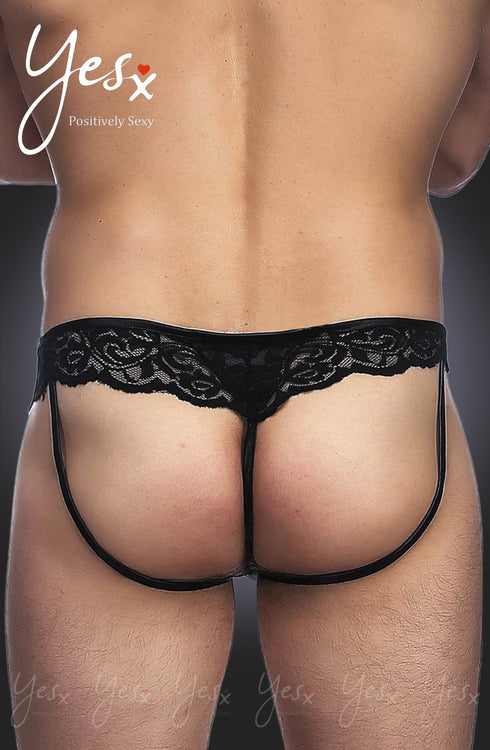 YesX YX970 Men's Brief Black, UK lingerie at My Devilish Desires