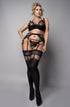 Ballerina 595 Black Hold Ups Plus, UK lingerie at My Devilish Desires