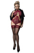 Ballerina 603 Black Hold Ups Plus, UK lingerie at My Devilish Desires