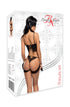 Beauty Night Shaquila black lingerie set side view at My Devilish Desires