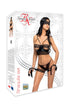 Beauty Night Shaquila black lingerie set, UK lingerie at My Devilish Desires