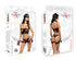 Beauty Night Shaquila black five piece lingerie set at My Devilish Desires