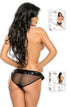 Beauty Night Patsy semi sheer brief, cheeky UK lingerie at My Devilish Desires
