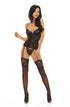 Beauty Night Ravenna black wet look corset, clubwear at My Devilish Desires